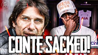 ANTONIO CONTE SACKED EXPRESSIONS REACTS [upl. by Tingey]