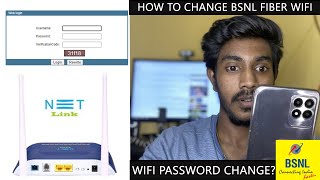 BSNL FIBER  How To Change BSNL FIBRE Wifi Password  BSNL Fibernet Password Change  Tamil🔥😎💯 [upl. by Christi941]