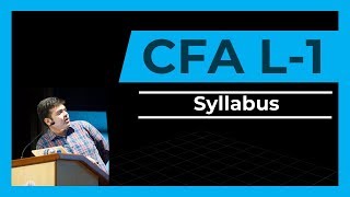 CFA Level 1  What to study for CFA – Syllabus [upl. by Nylessoj109]