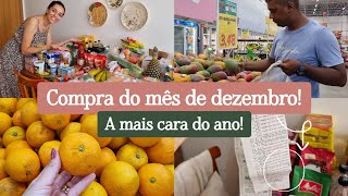 ÚLTIMA COMPRA DO MÊS DO ANO🛒✨️ Acabou sendo a mais cara do ano  Mais valor total [upl. by Adahs]