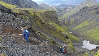 Island  Wanderreise in der Thorsmörk in 082016 [upl. by Ballou290]