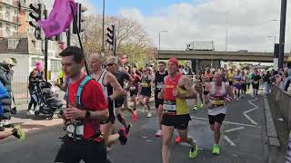 London Marathon 21st April 2024 Greenwich [upl. by Sidra]