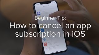 How to cancel an app subscription on your iPhone [upl. by Ecadnarb]