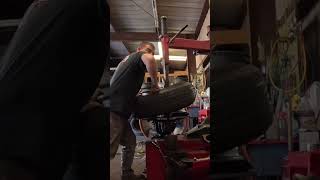 Installing a tire 🛞 fyp foryou viral shortvideo shorts tires reels trending youtubeshort [upl. by Anairdna]