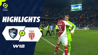 HAVRE AC  AS MONACO 0  0  Highlights  HAC  ASM  20232024 [upl. by Nilatak]