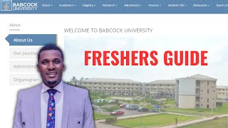 Secrets Babcock University Is Hiding From You  Freshers Guide [upl. by Marra376]