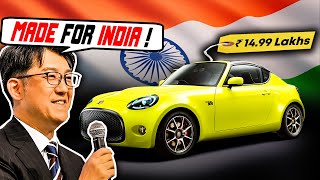 Toyotas ₹ 15 Lakh Sportscar Ready to Launch in India  TOYOTA SFR [upl. by Nagiem189]