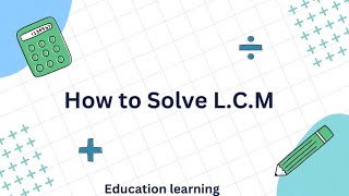 LCM Division Method Class 5  CBSE  NCERT  PSEB  CSE  education maths [upl. by Weirick319]