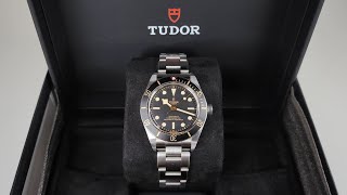 Tudor Black Bay 58 Black  Unboxing and First impressions [upl. by Lerrej]