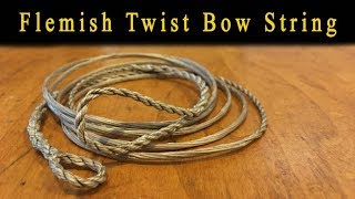 How to make a Flemish Twist bow string [upl. by Heman]