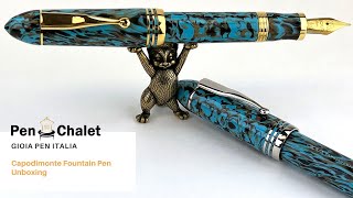 Gioia Capodimonte Fountain Pen Unboxing [upl. by Anawot]