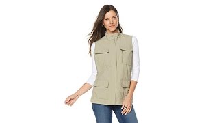 TravelSmith Womens 12Pocket Travel Vest Missy [upl. by Lalla]