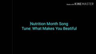 Nutrition Month Song [upl. by Eimaj]