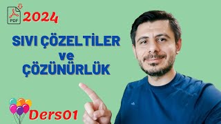 Sıvı Çözeltiler ve Çözünürlük  Çözünme Süreci 01 [upl. by Child]