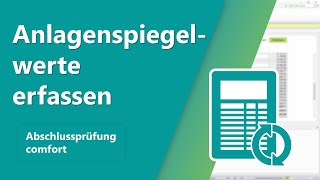 Anlagenspiegelwerte erfassen und im Anlagenspiegel anzeigen [upl. by Sivel]