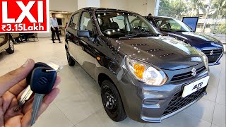 Maruti Suzuki Alto 800 LXI On Road Price Features Interior and Exterior Review [upl. by Datha]