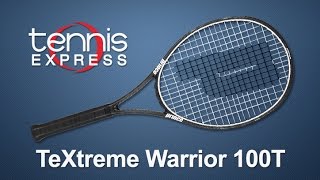 Prince TeXtreme Warrior 100T Racquet Review  Tennis Express [upl. by Arat708]