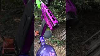 Bob Long MVP purple pump paintball marker [upl. by Eelanna]