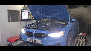 BMW M4 F82 Dyno  MHD Stage 2  521hp 565 ft lbs [upl. by Lalittah696]