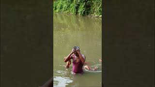 Fake Big Snake Prank With Pond Birth ManEmtiazBhuyanShorts [upl. by Konstantine126]