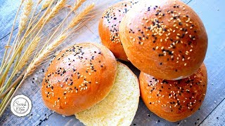 30 Minutes Burger Buns Recipe  Fast Dough Making [upl. by Inalaehon]