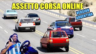 CORRO EN COCHES DE ARGENTINA CON LOS PIBES  CARRERAS EN SERVIDOR ARGENTINO  ASSETTO CORSA ONLINE [upl. by Annoid]