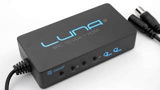 Luna BNC to VGA  HDMI converter [upl. by Ditter]