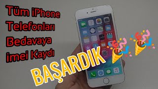 iphone Geçici imei Kaydı Ücretsiz Nasıl Yapılır  Bedavaya 🎉 [upl. by Kwapong]