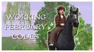 All Working February Codes Of 2024  Star Stable Online [upl. by Lalage]