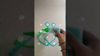 Simple Kolam easy rangoli dailymuggulu trending video shorts song [upl. by Ona306]