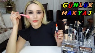 GÜNLÜK MAKYAJ GÜNLÜK MAKYAJ NASIL YAPILIR MAKE UP RUKİYE ÇETİNKAYA [upl. by Susumu809]