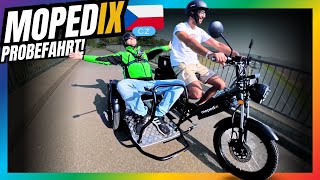 MopedIX Probefahrt  eRoller Dresden 🏍️ Wie gut fährt sich das EMoped aus Tschechien 🇨🇿 Mopedix [upl. by Trilbie]