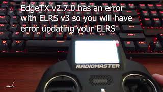 Radiomaster Zorro Upgrade to v28 EDGETX so you can install ELRS v3 [upl. by Carbo723]