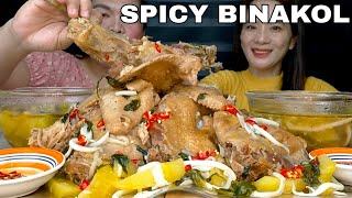 SPICY NATIVE CHICKEN BINAKOL  LUTONG ILONGGO  MUKBANG PHILIPPINES [upl. by Dorree]