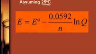 AP Chem Electrochemistry2 Equilibrium Nernst Equation Batteries 24 [upl. by Ahsatsana]