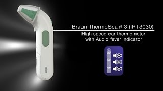 Braun ThermoScan® 3 ear thermometer IRT3030 [upl. by Evoy]