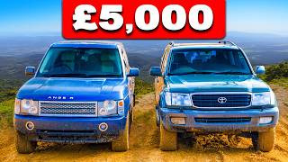 Toyota Land Cruiser vs Range Rover OFFROAD RACE [upl. by Mateo]