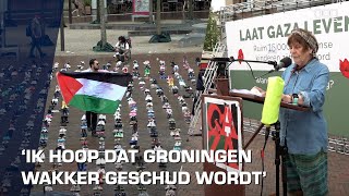 Herdenkingsprotest met duizenden schoenen op Grote Markt [upl. by Tnafni]