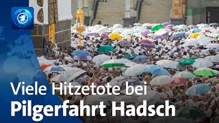 Viele Hitzetote bei Pilgerfahrt nach Mekka [upl. by Tufts]