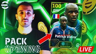 eFootball2025  PACK OPENING x VIEIRA  SUPER TEAM LIVE🔴 [upl. by Nytsirhc621]