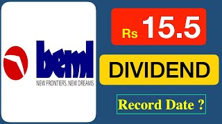 BEML Dividend 2024 [upl. by Zzaj]