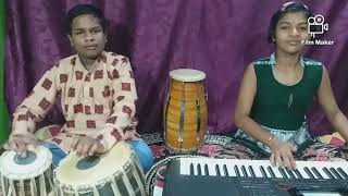 BHAIYA MERE RAKHI KE BANDHANINSTRUMENTAL COVERAYUSH amp DEBI [upl. by Amsirak]