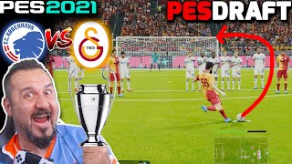 ARDA TURAN EFSANE FRİKİK GOLÜ KOPENHAGGALATASARAY ŞAMPİYONLAR LİGİ KARMASI  PES 2021 PESDRAFT [upl. by Schluter771]