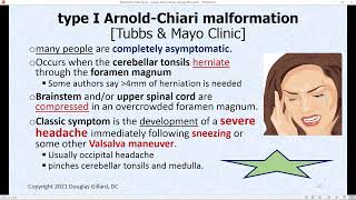 Spinal Anat Class amp lab lec WK9TuesSPR 21 Chiari malform Spina bifida and Cer ligaments [upl. by Lahcsap701]