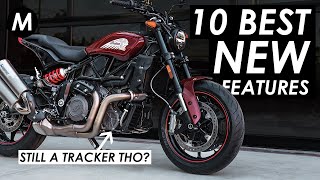 10 Best New Features On The 2021 Indian FTR 1200 S R Carbon amp Rally [upl. by Enotna]