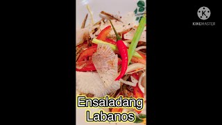 How to make ENSALADANG LABANOS  RADDISH  DAIKON SALAD  Easy FILIPINO Recipe shorts [upl. by Sydalg707]