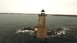 Whaleback Light Kittery Maine 4K [upl. by Birgit]