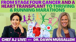 From Stage Four Cancer and a Heart Transplant to Thriving amp Running Marathons with Dr Dawn Mussallem [upl. by Neyut]