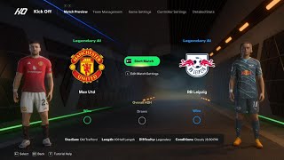 Manchester United vs Leipzig  EA FC 25  Gameplay Simulation 4K [upl. by Enived509]