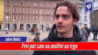 J Đekić Prvi put sam na molitvi na Trgu [upl. by Anitselec]